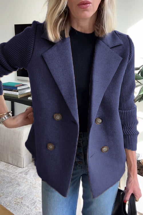 SORELLE™ – Eleganter Blazer mit Strickärmeln