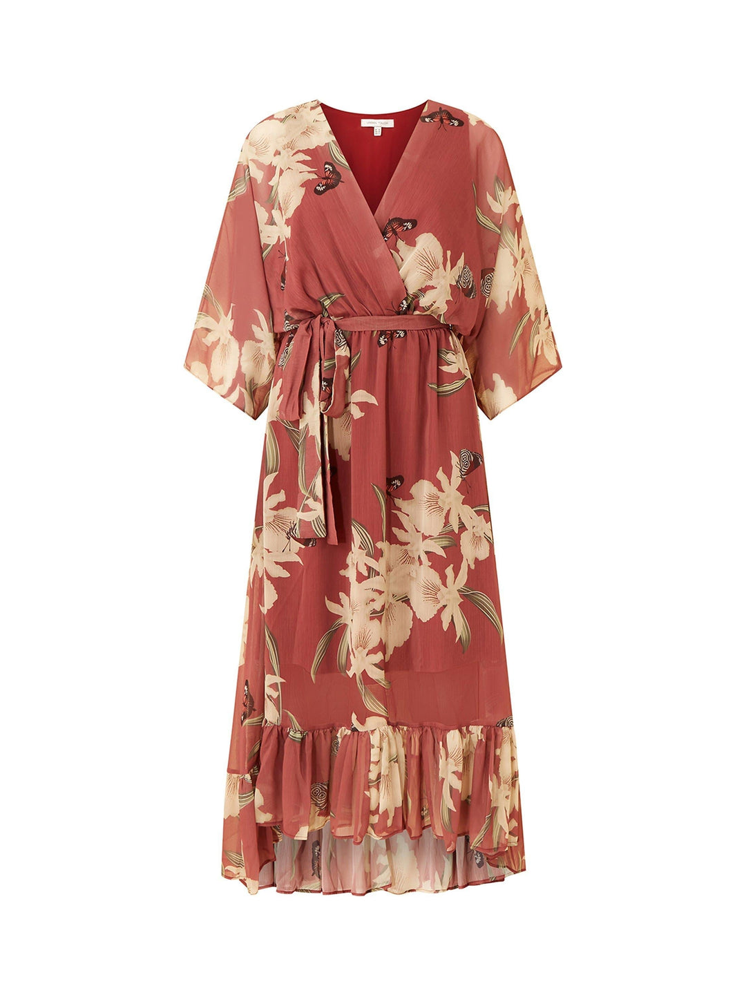 YASMINE™ – Elegantes Kimono-Midikleid