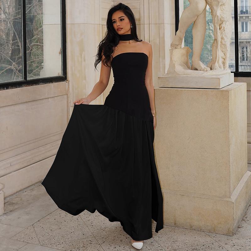 LINDSAY™ – Elegantes ärmelloses, eng anliegendes Maxi-Abendkleid