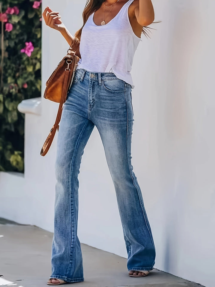 ESTELLE™ – Klassische Mid-Rise Flare Jeans