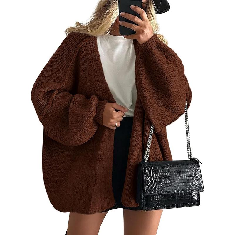 VERONIKA™ - Oversized Strickjacke mit Laternenärmeln für den Herbst