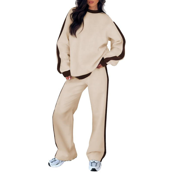 SANDI™ - Bequemes 2-teiliges Lounge-Set Sweatshirt & Hose mit geradem Bein