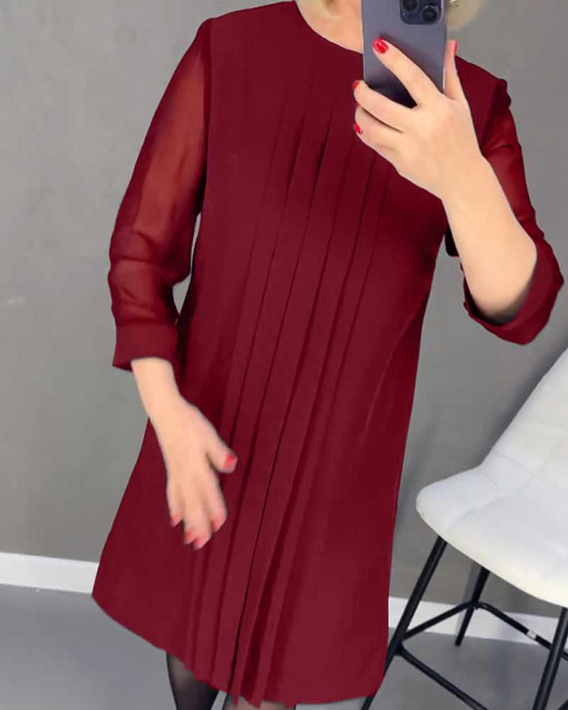 MARGOT™ - Elegantes Plisseekleid