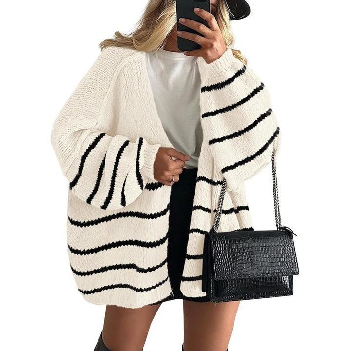 VERONIKA™ - Oversized Strickjacke mit Laternenärmeln für den Herbst