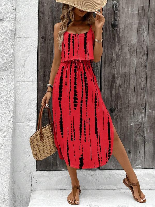 BLYTE™ - All-Over Print Wickelkleid mit Schleife für sommerliche Stimmung