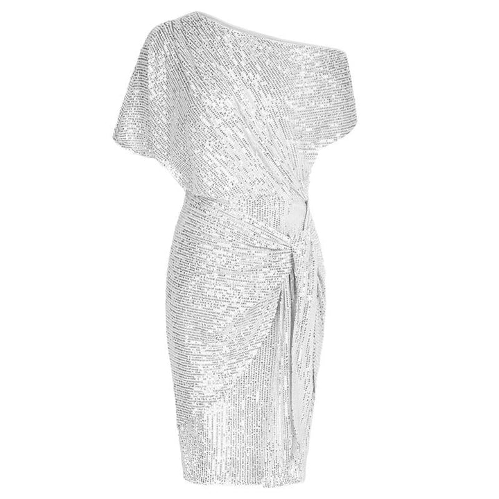 AURELIA™ - Elegantes Pailletten-Off-Shoulder Bodycon Partykleid