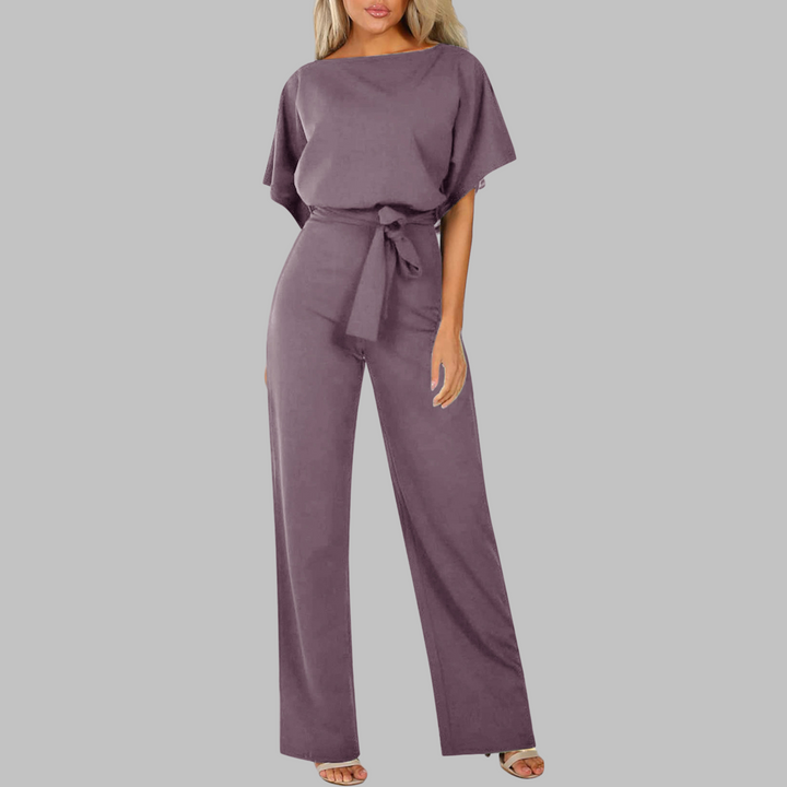 WANNON™ - Lässiger Overall mit Bindegürtel und Fledermausärmeln