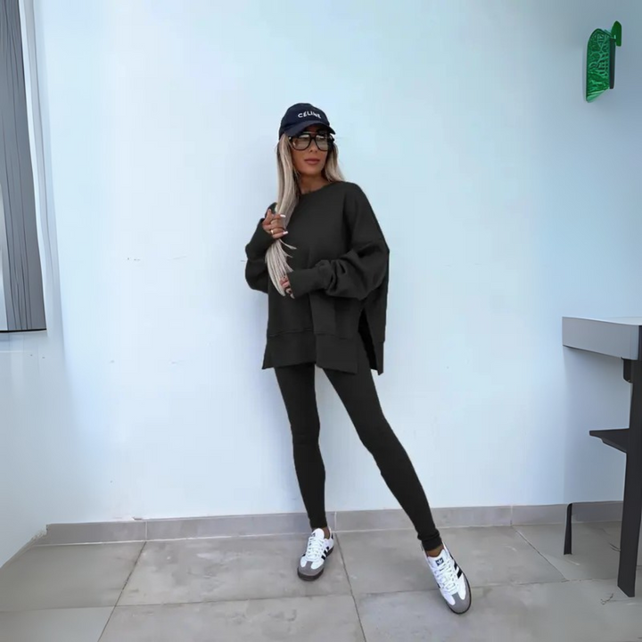 YACHI™ - Freizeit-Set aus langärmeligem Sweatshirt und Hose
