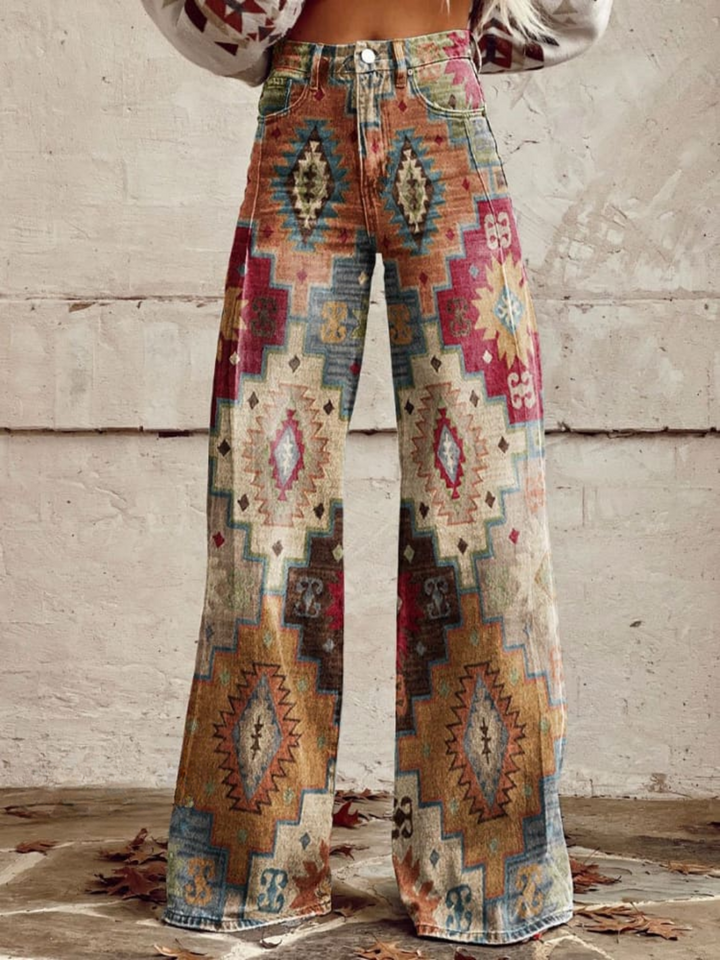 SIENNA™ – Vintage Boho Weite Hose