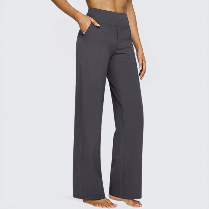 WHITNEY™ - Bequeme High-Waist-Hose mit weitem Bein für Yoga und Outdoor-Spaß