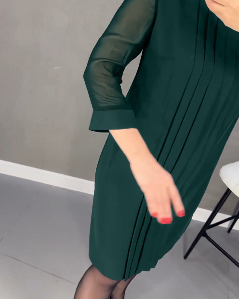 MARGOT™ - Elegantes Plisseekleid