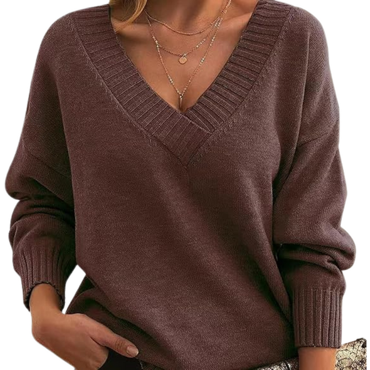 LILLIAN™ – Leichter V-Pullover