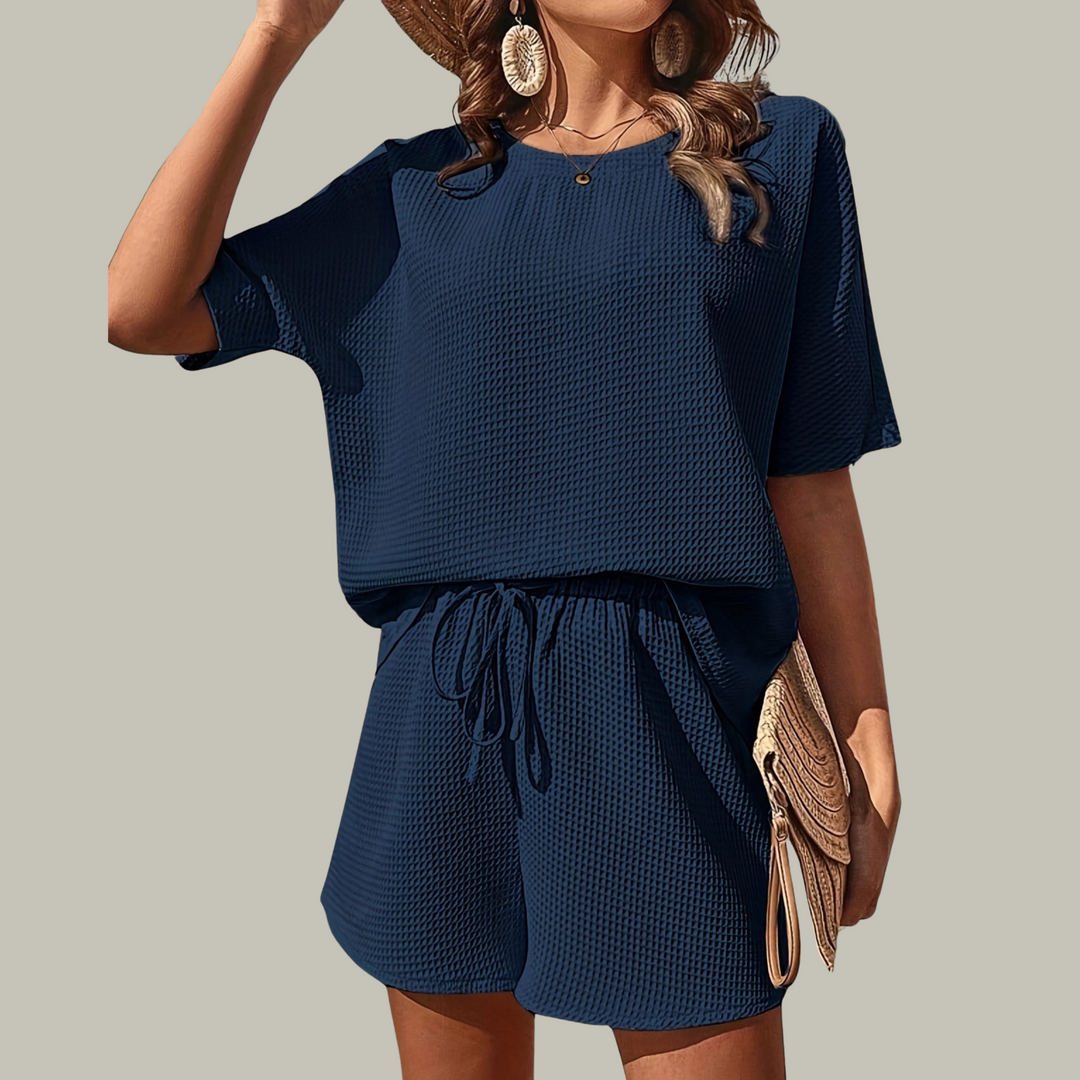 NIEVES™ – Lässiges Sommer-Loungewear-Set in großen Größen