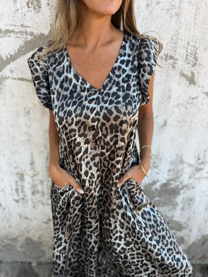 CASSANDRA™ - Trendiger V-Ausschnitt Jumpsuit