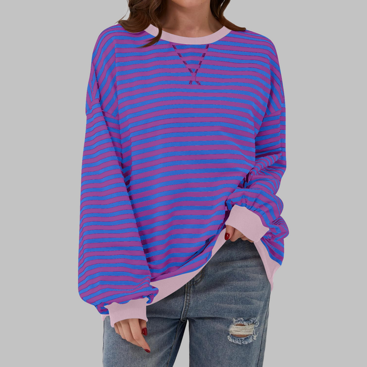 LUKA™ – Lässiges Langarmshirt mit Rundhalsausschnitt und Streifen