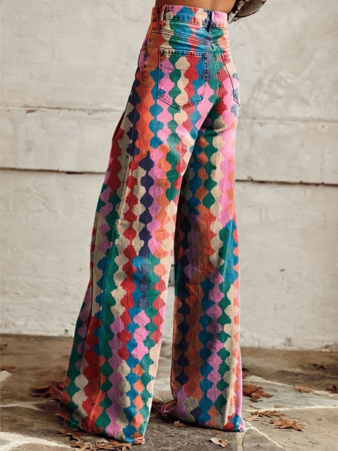 BETH™ - Lebhafte Boho-Hose mit weitem Bein