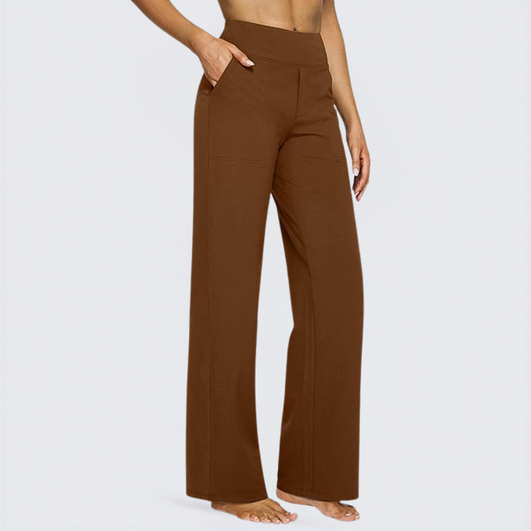 WHITNEY™ - Bequeme High-Waist-Hose mit weitem Bein für Yoga und Outdoor-Spaß