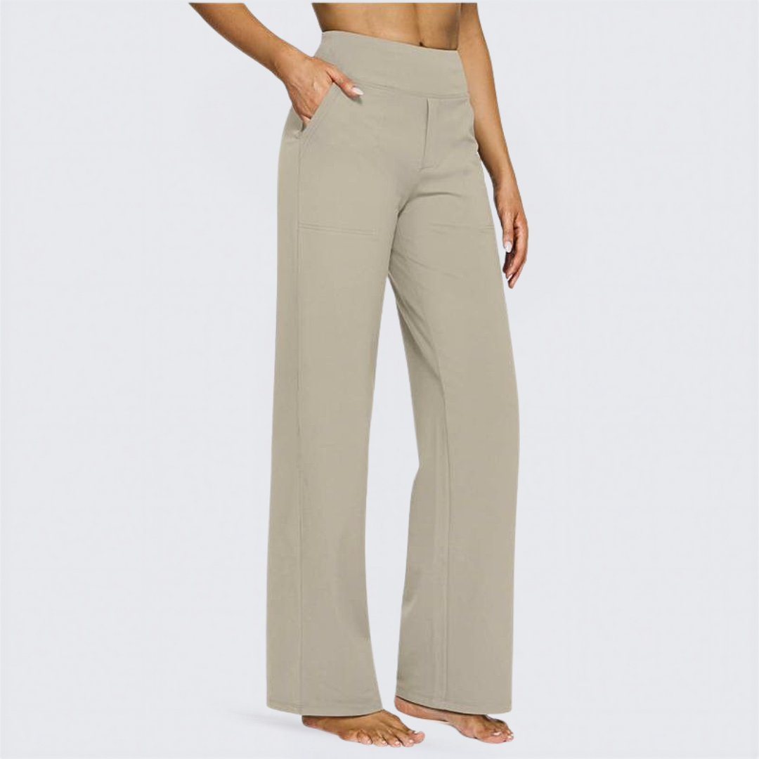 WHITNEY™ - Bequeme High-Waist-Hose mit weitem Bein für Yoga und Outdoor-Spaß