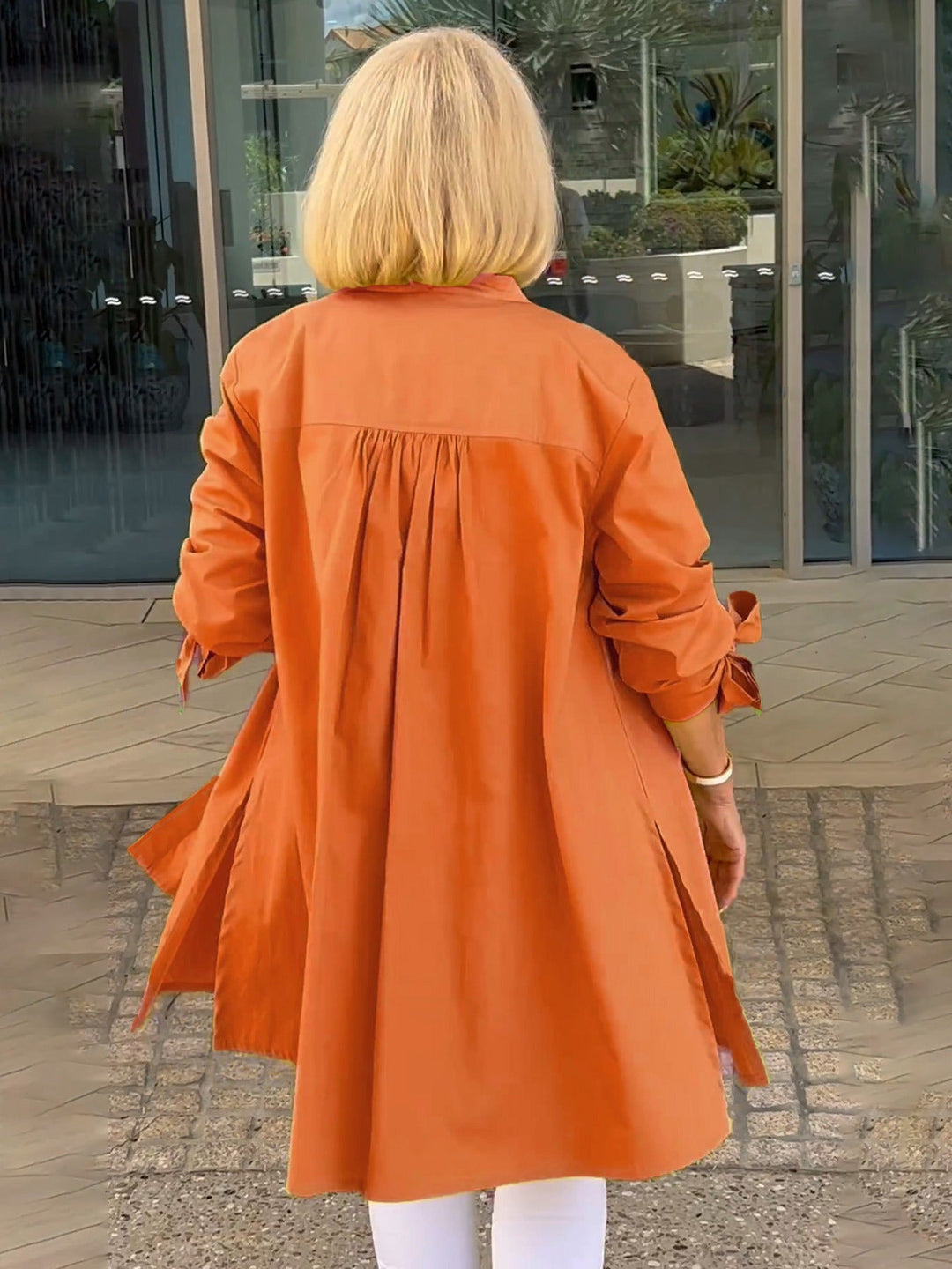 CÉLINA™ - Edle Long-Hemdjacke
