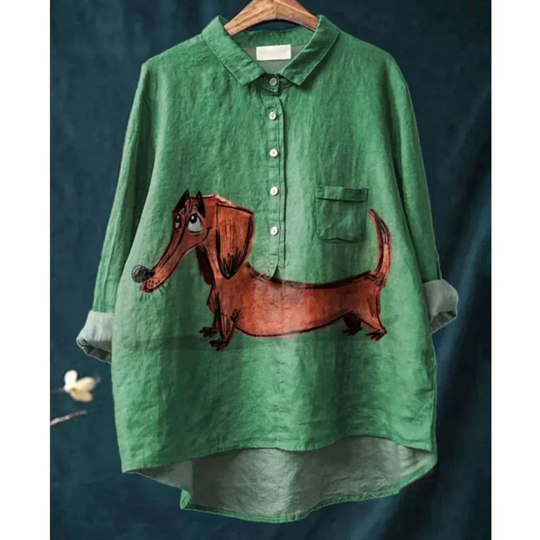 PAISLEY™ – Hunde-Kunst-T-Shirt