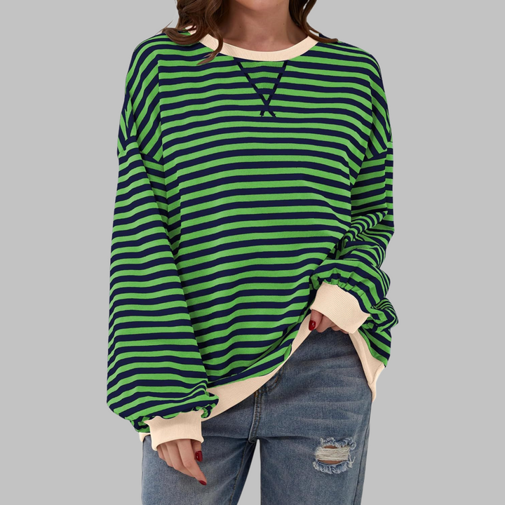 LUKA™ – Lässiges Langarmshirt mit Rundhalsausschnitt und Streifen