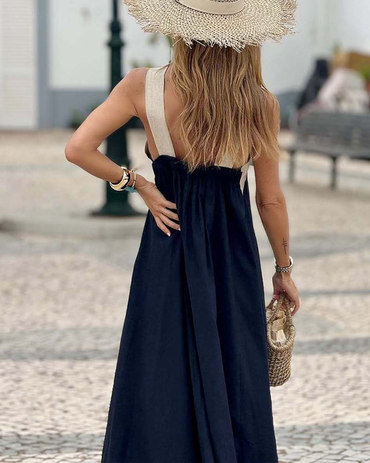 MILLEN™ - Eleganz-Kleid mit gekreuztem Halsausschnitt
