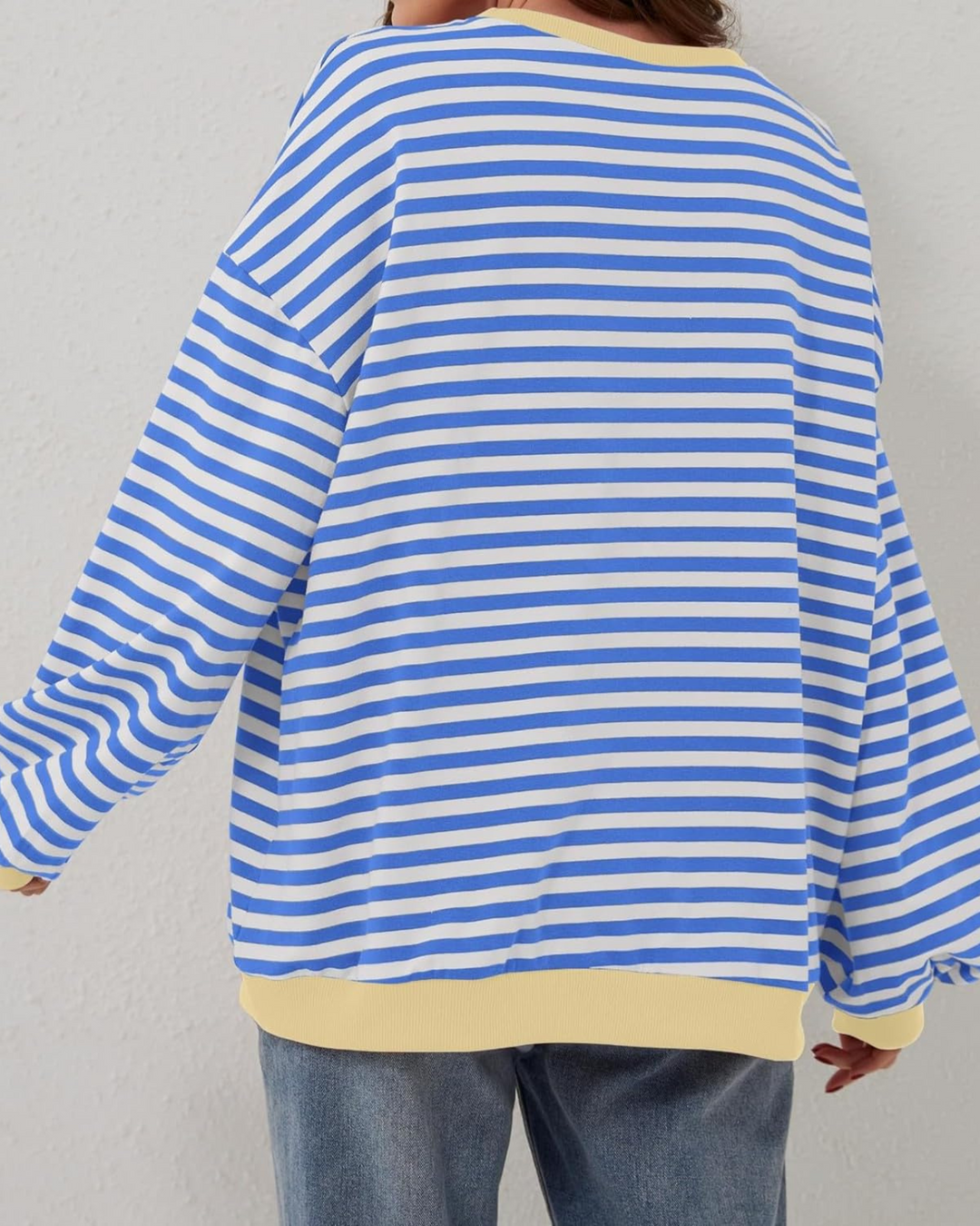 ROXANNE™ - Gestreiftes Oversized-Sweatshirt