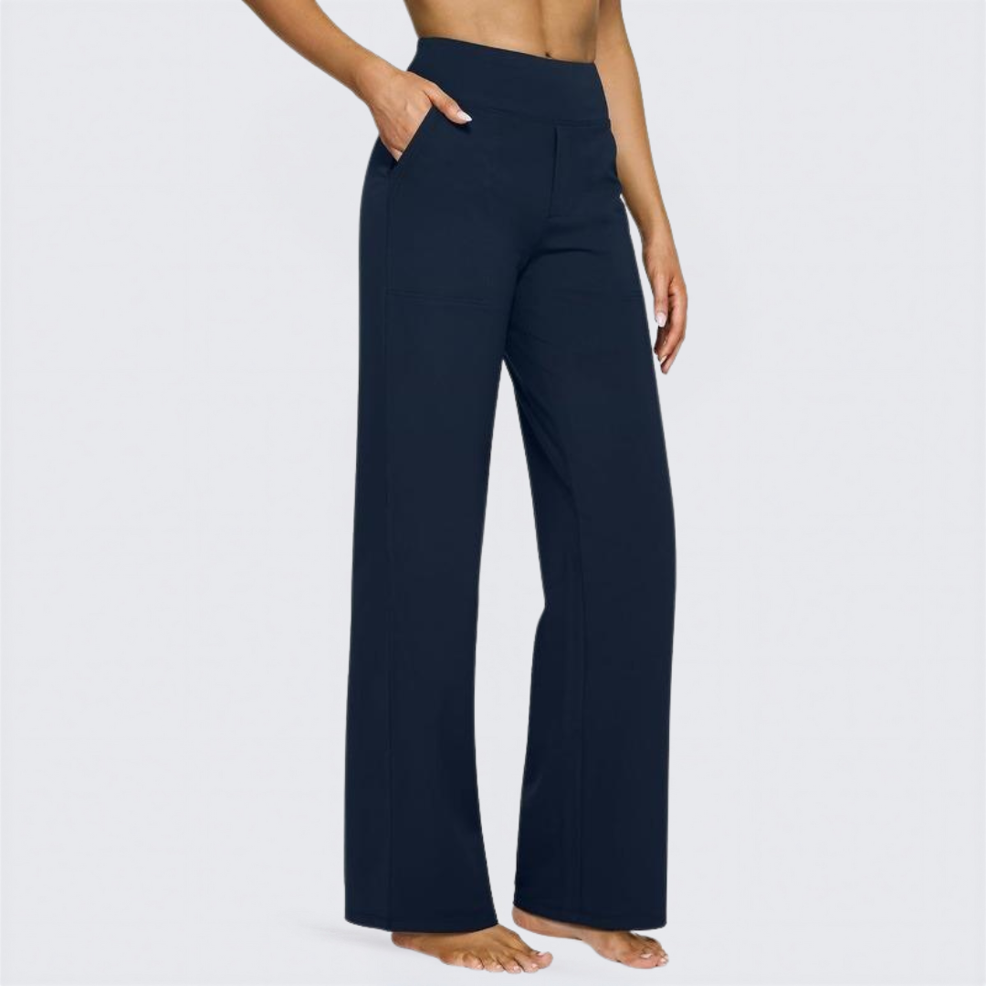 WHITNEY™ - Bequeme High-Waist-Hose mit weitem Bein für Yoga und Outdoor-Spaß
