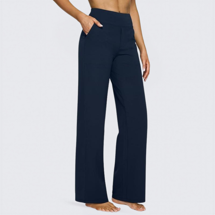 WHITNEY™ - Bequeme High-Waist-Hose mit weitem Bein für Yoga und Outdoor-Spaß