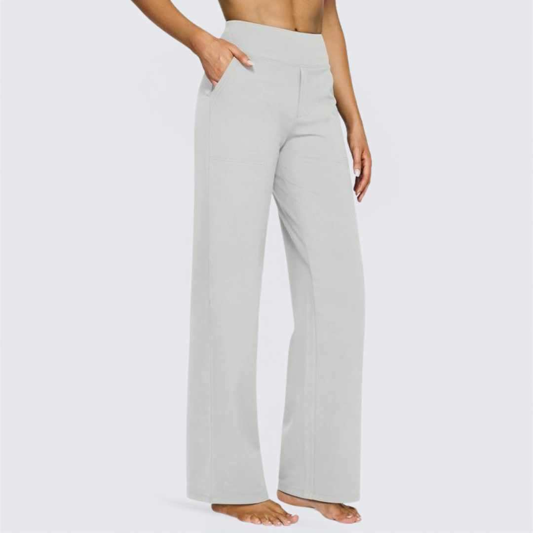 WHITNEY™ - Bequeme High-Waist-Hose mit weitem Bein für Yoga und Outdoor-Spaß