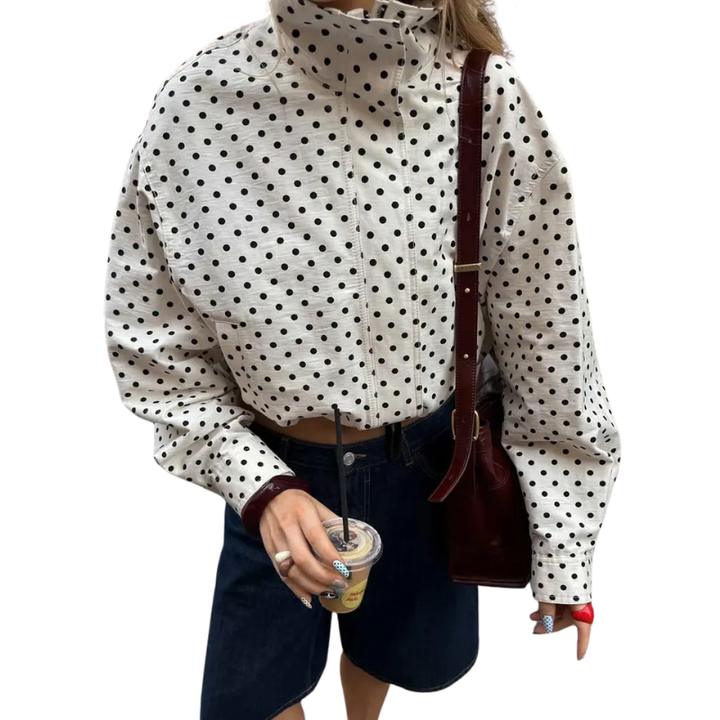 LEILANIE™ – Legere gepunktete Straßenjacke