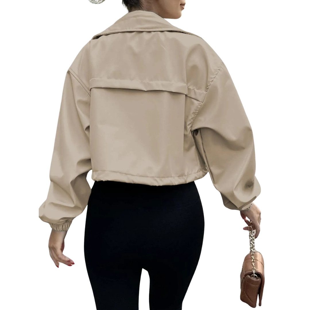 HELENA™ – Elegante Windbreaker-Jacke mit Reißverschluss
