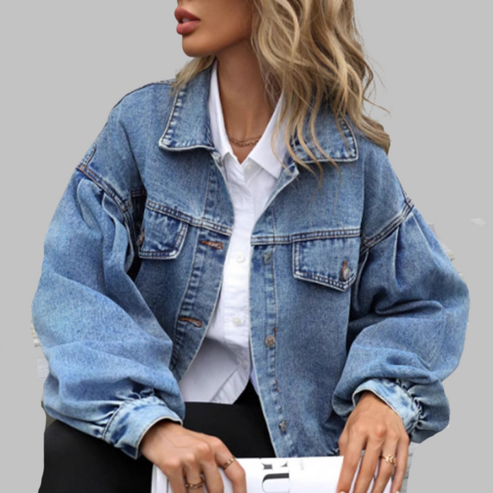 HEILA™ - Lässige langärmlige Button-Down-Jacke