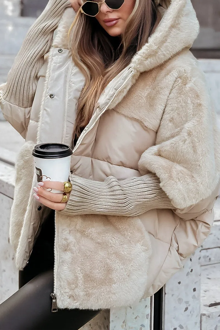 MARISA™ - Plüsch-Kapuzenjacke