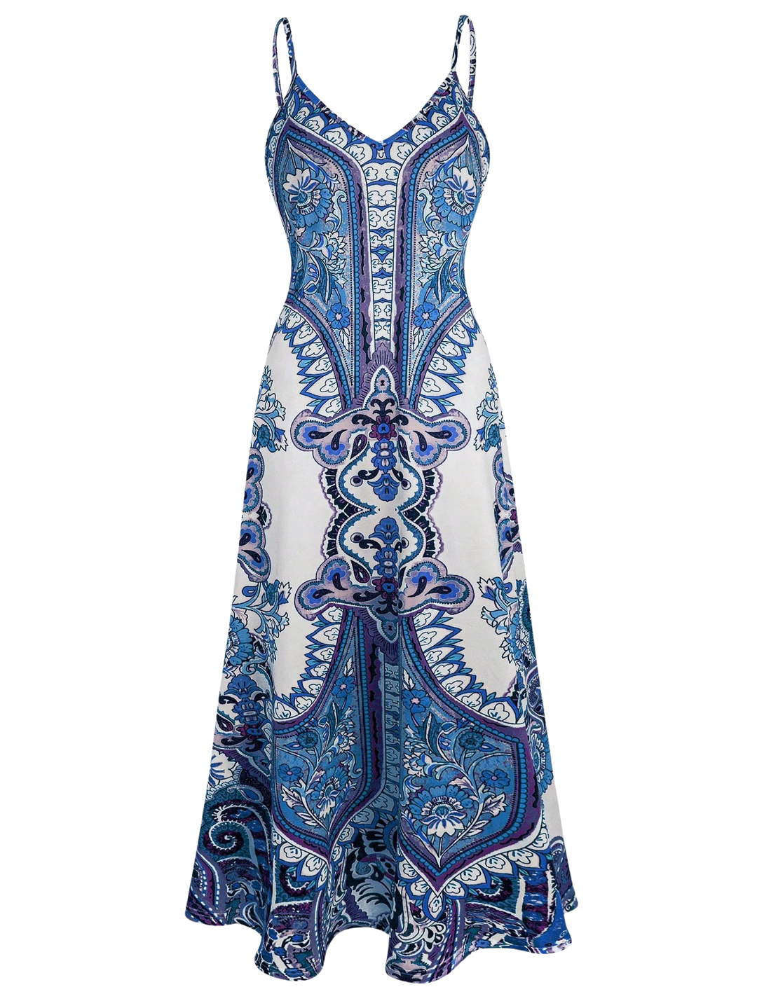 OTTILIE™ – Ärmelloses Boho-Kleid mit Blumenmuster
