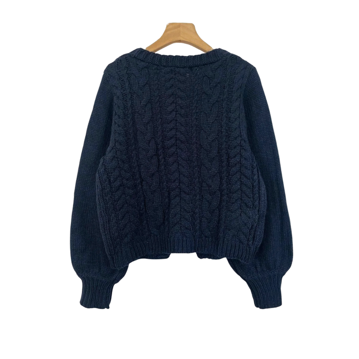 BEXLEY™ – Kuscheliger Zopfstrick-Cardigan zum Binden