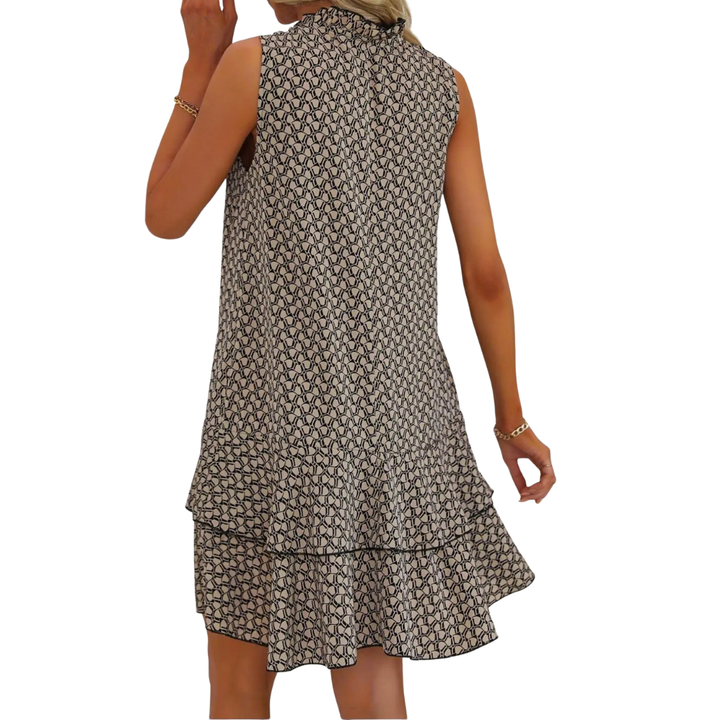 MEADOW™ – Böhmisches bedrucktes V-Ausschnitt-Sommerkleid