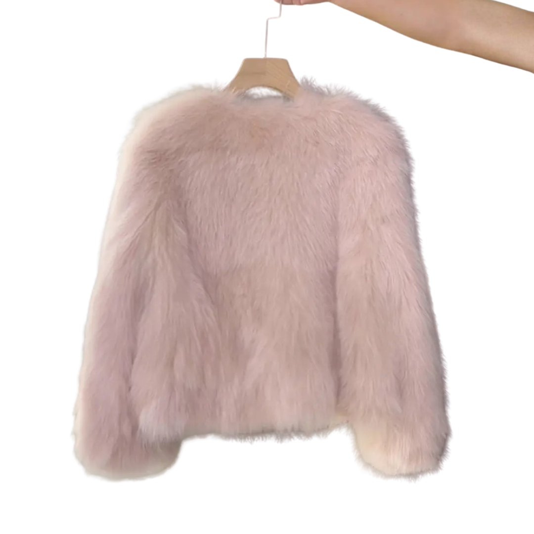 COSETTE™ – Koreanischer Fuchsfellimitat-Mantel