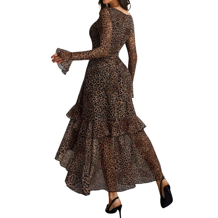 DENISE™ – Sexy bedrucktes Kleid mit Schlitz