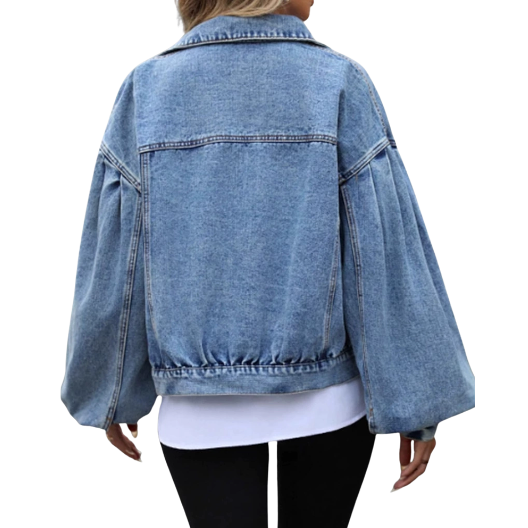 LENNOX™ – Entspannte Distressed Jeansjacke