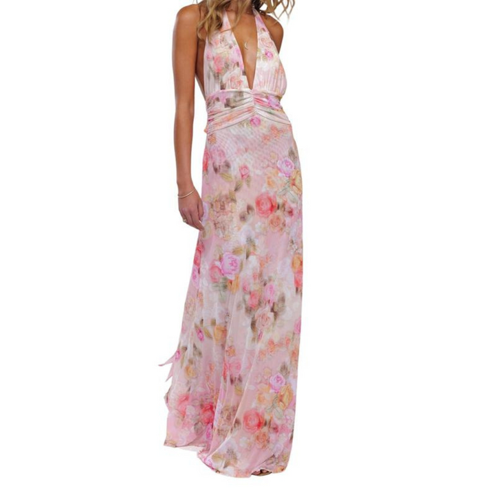 FITA™ - Elegantes Neckholder-Kleid mit Rückenausschnitt