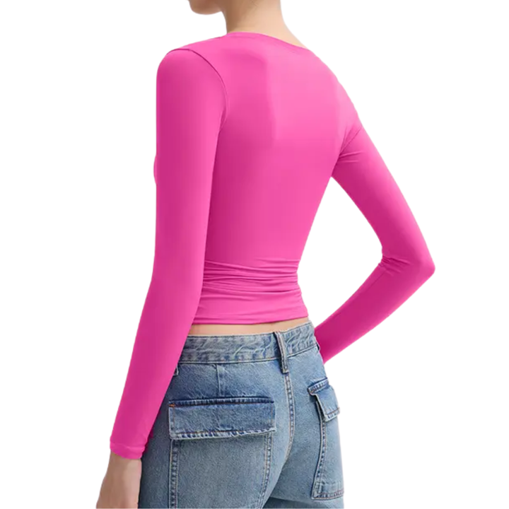 LEXARA™ – Elegantes, doppellagiges Oberteil mit Rundhalsausschnitt