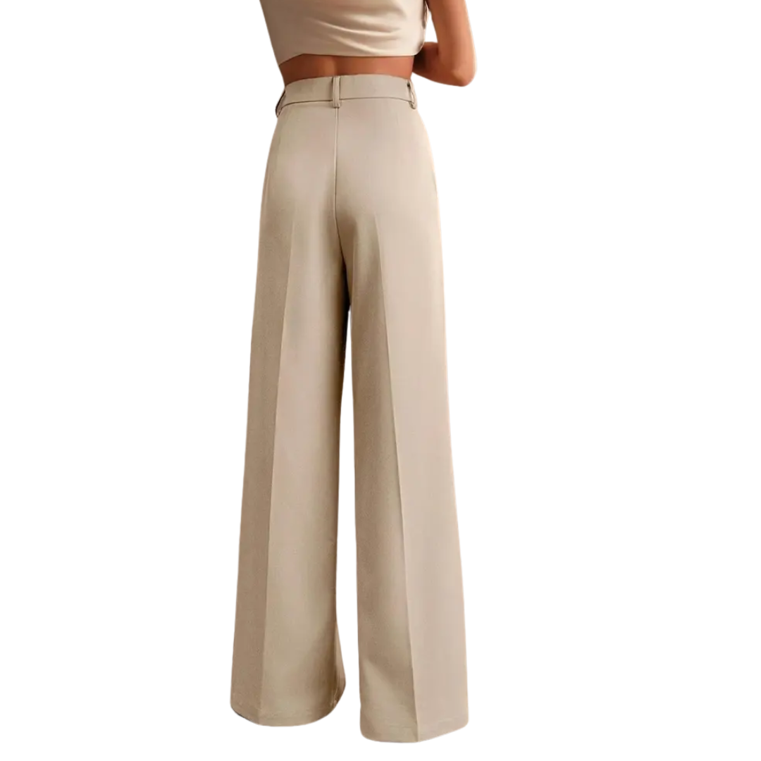 WREN™ – Entspannte High-Waist Hose mit weitem Bein