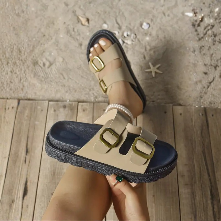 VANESSA™ – All-Match Plateau-Sandalen mit runder Zehenpartie