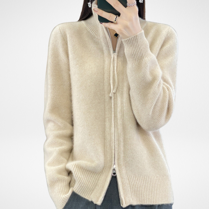 KATRINA™ – Minimalistischer Reißverschluss-Pullover