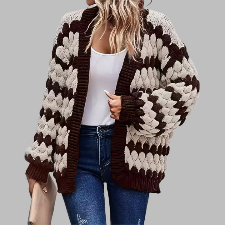 SALVACION™ – Legerer Langarm-Cardigan mit überschnittenen Schultern