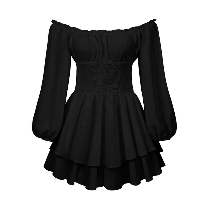CYNRHIA™ – Eleganter schulterfreier Overall mit langen Ärmeln