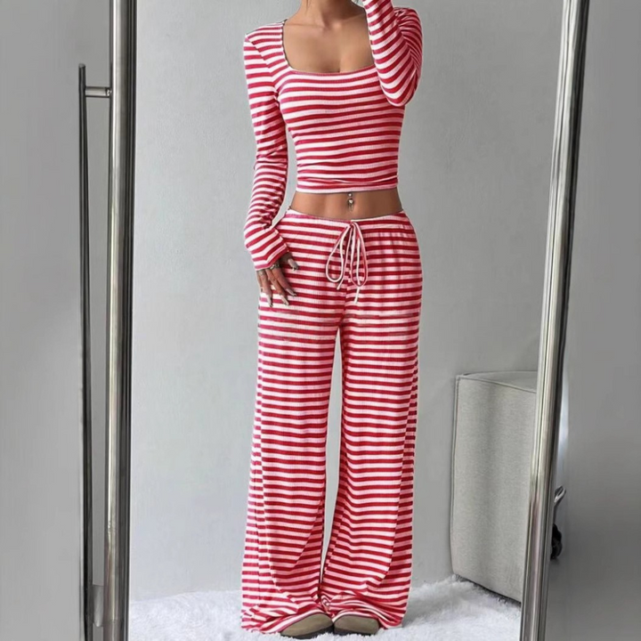 JANA™ - Kurzes Oberteil und Hose im Relaxed Fit Loungewear-Set