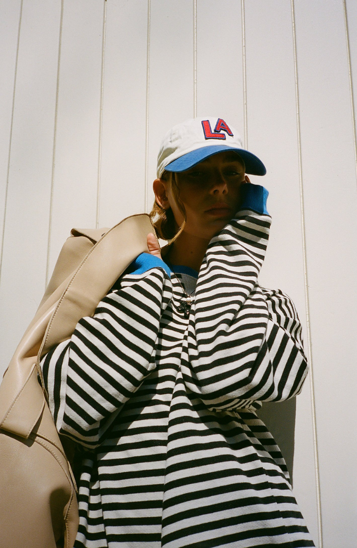 Ashley | Verspielter Streifenpullover