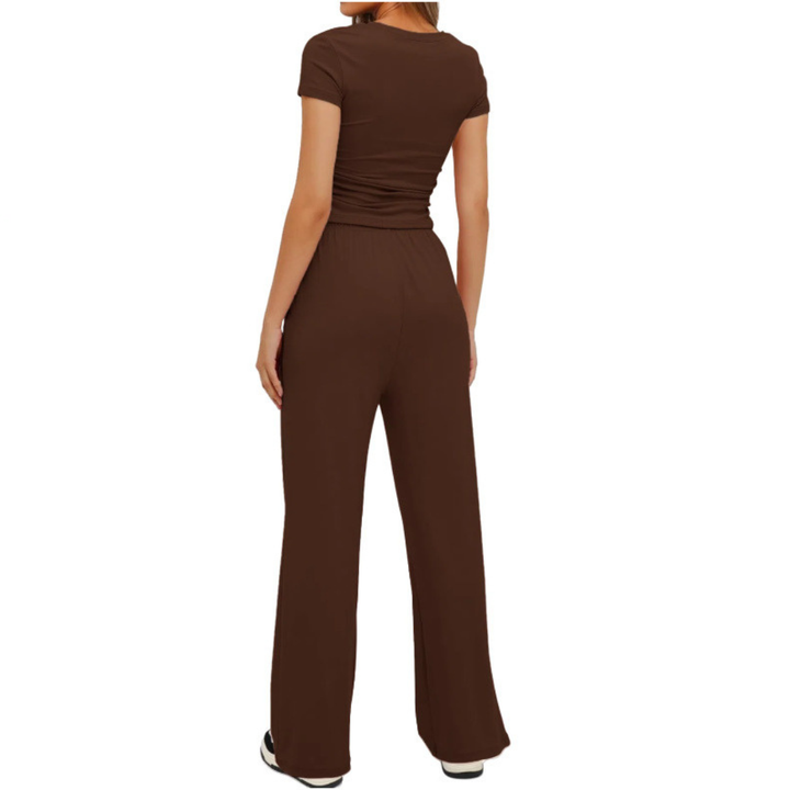 WINNIE™ – Gemütliches, einfarbiges Loungewear-Set (Zweiteiler)